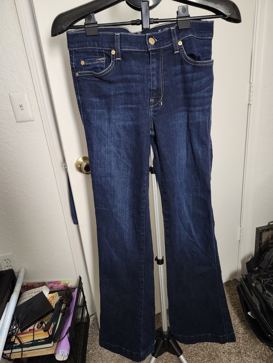 7 For All Mankind Denim - 7 For All Mankind Dark Blue Trouser